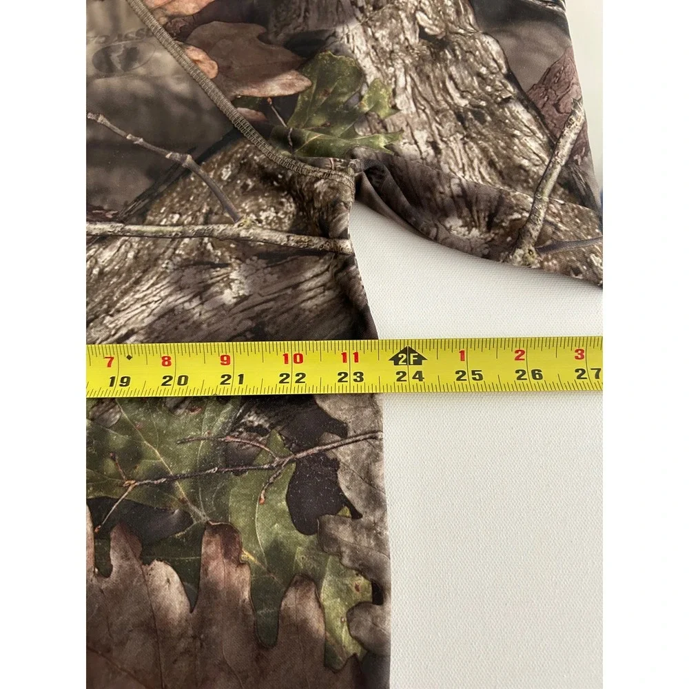 Mossy Oak Break Up Country Men's Camouflage Long Sleeve Quarter Zip Shirt XL
